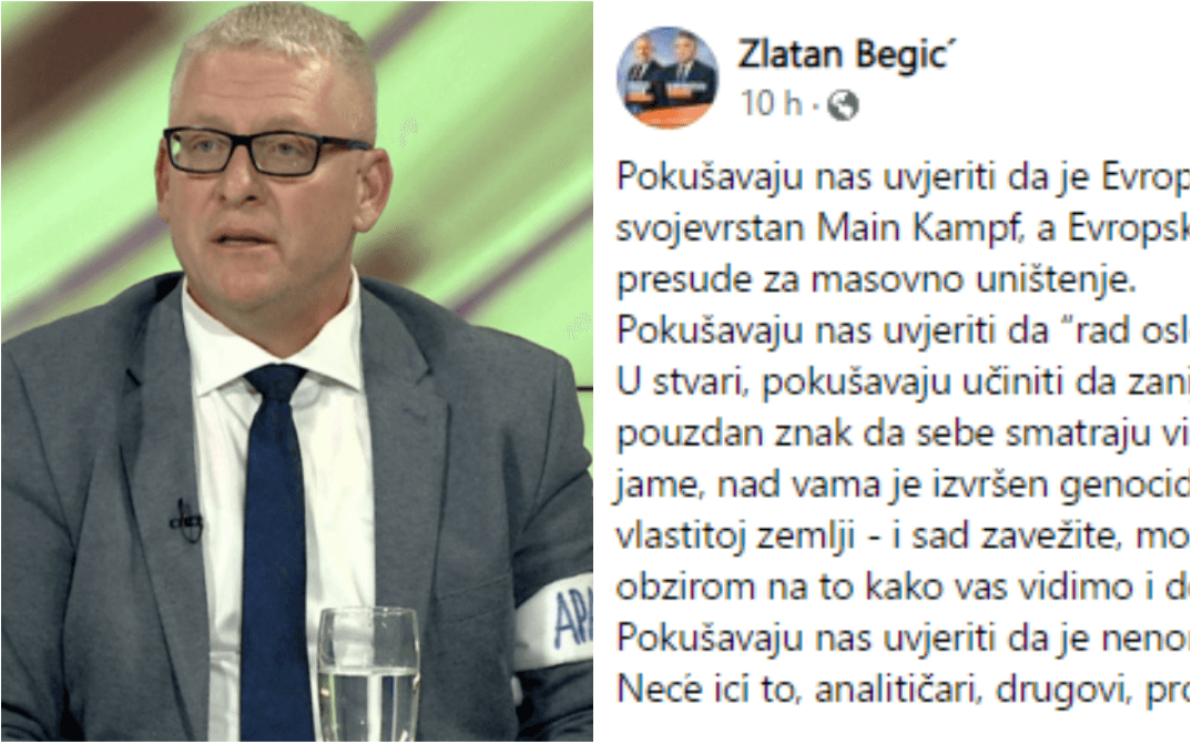 Begić: Pokušavaju nas uvjeriti da "rad oslobađa" - Avaz