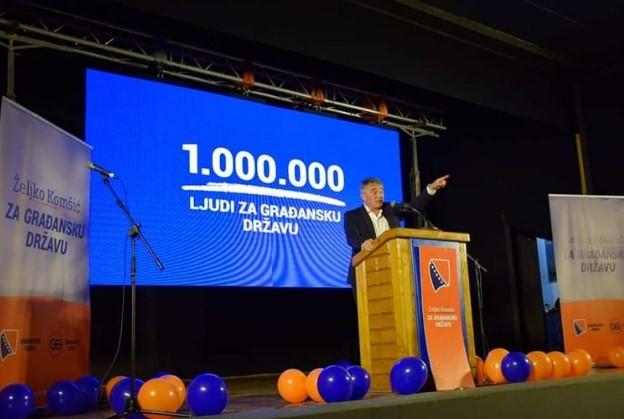 DF objavio broj potpisa za inicijativu "Milion ljudi za građansku državu"