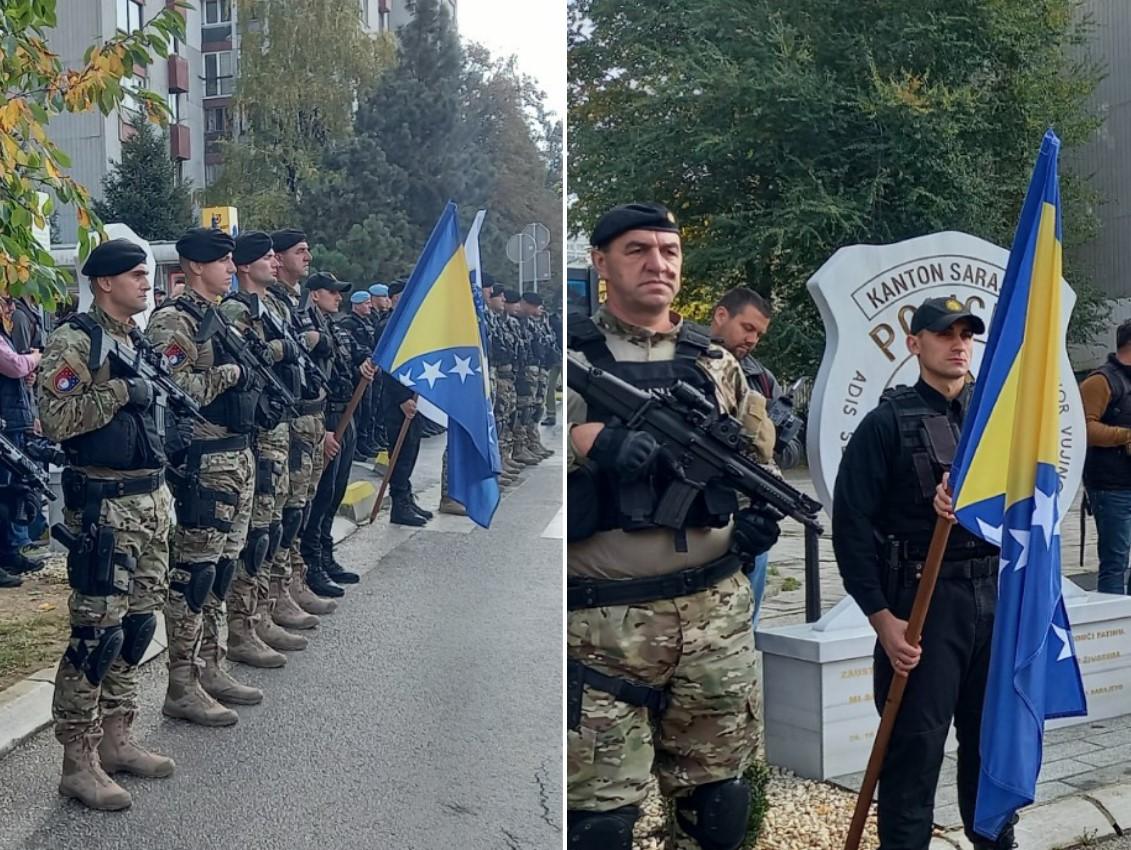 Tišina na mjestu stradanja policajaca: Obilježena četvrta godišnjica ubistva Adisa Šehovića i Davora Vujinovića