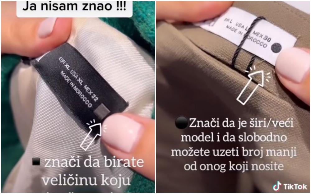 Ovi znakovi na etiketama određuju koju veličinu odjeće trebate kupiti: Da li ste znali?