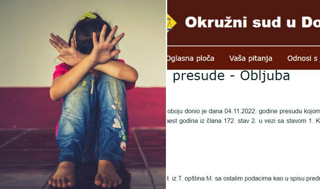 Pedofilu pet godina zatvora zbog obljube 13-godišnje sestre