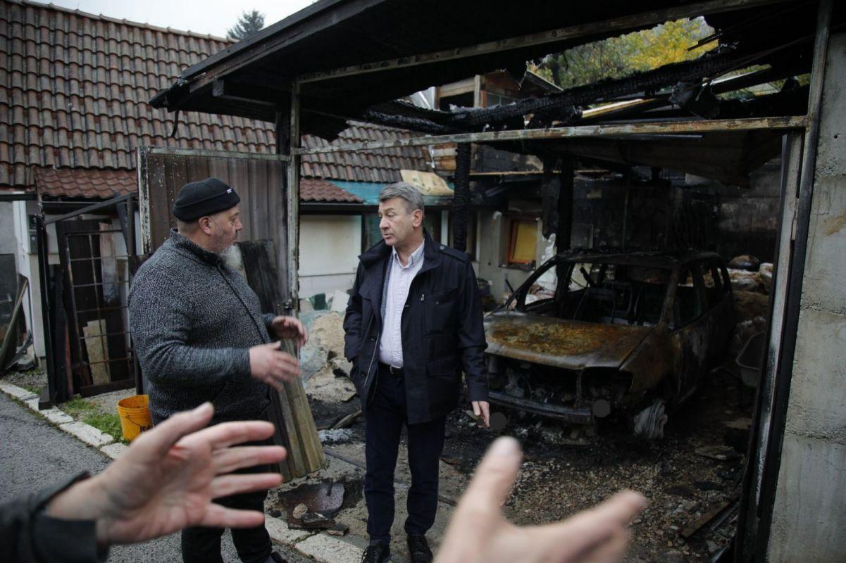 Načelnik Hadžibajrić posjetio mjesto požara - Avaz