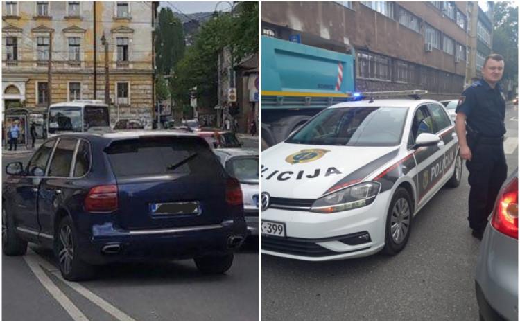 Nakon udaranja pješaka, oni su se u Poršeu udaljili s mjesta nesreće - Avaz