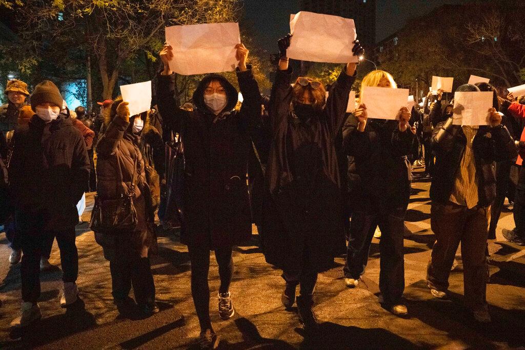 Sa protesta u Šangaju - Avaz