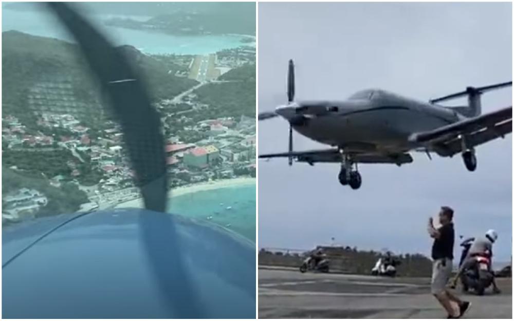 Slijetanje aviona na aerodrom - Avaz