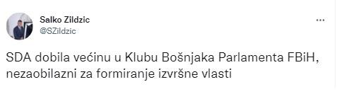 Salko Zildžić nema svoje misli, pa kopira tuđe - Avaz