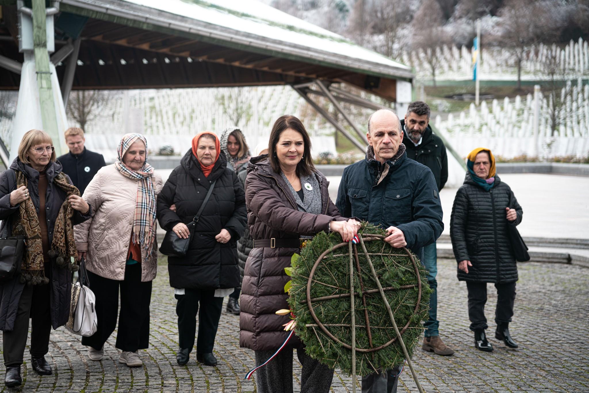 Ambasadorica za ljudska prava Nizozemske posjetila Memorijalni centar Srebrenica