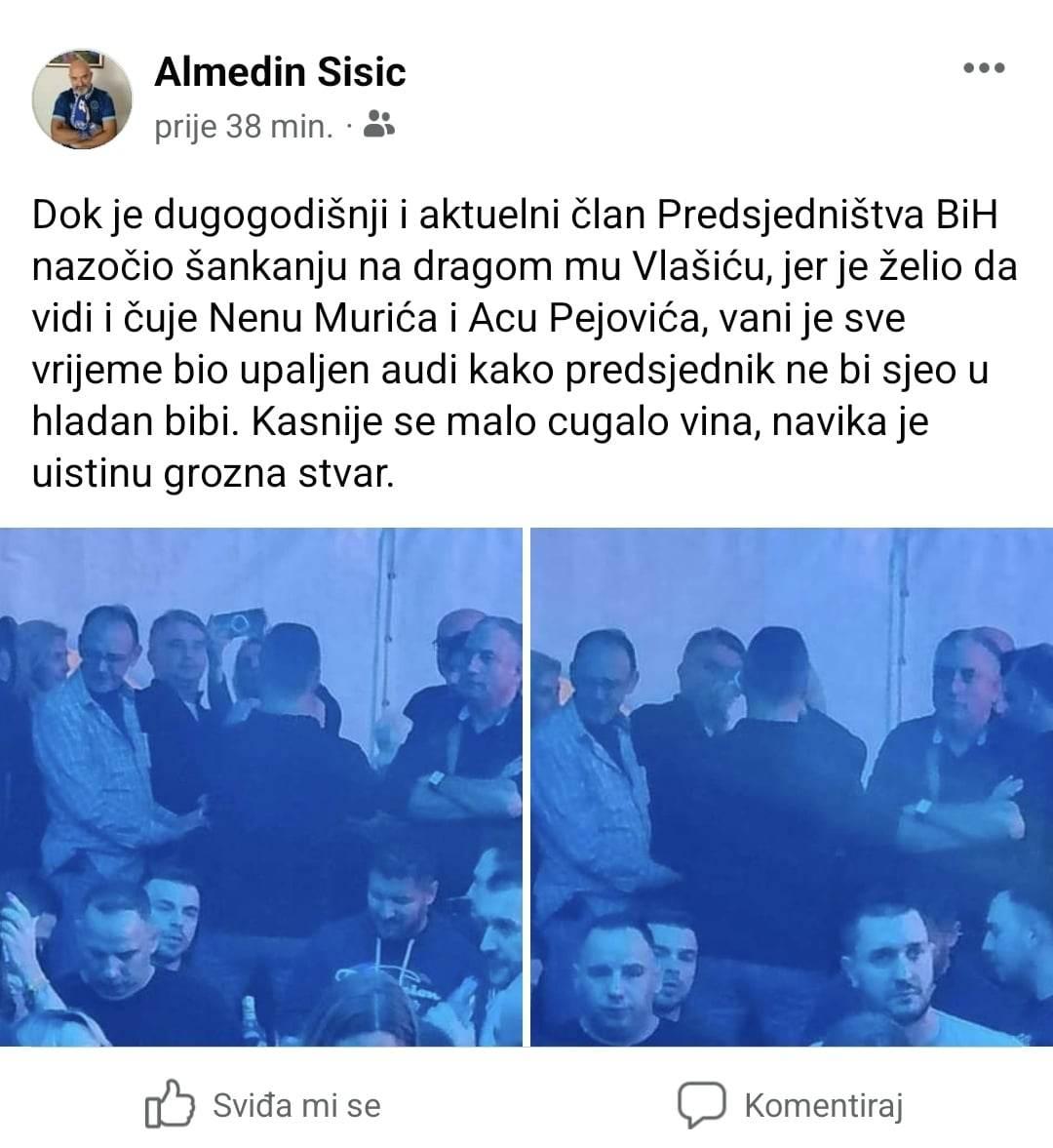 Objava na Facebooku - Avaz