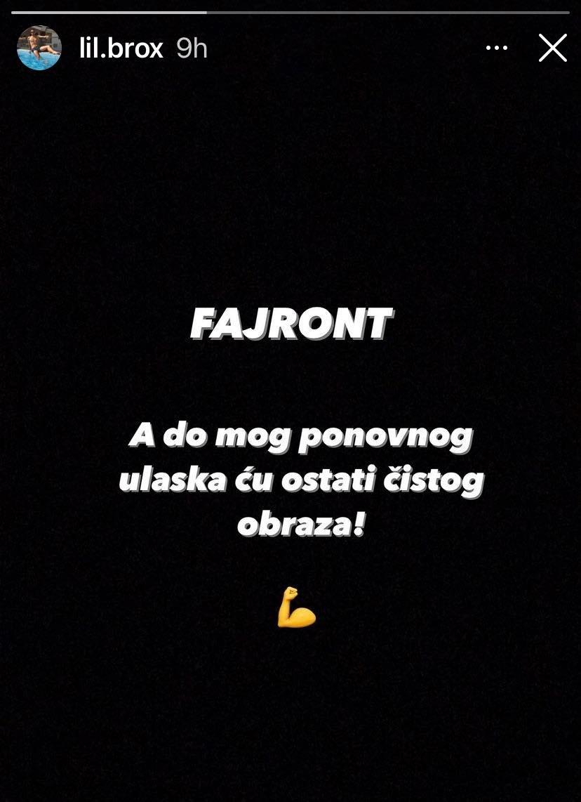 Objava na Instastory-u - Avaz