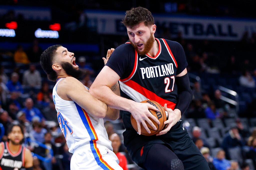 Nurkić se nakon povrede vratio na teren, Oklahoma ipak porazila Portland