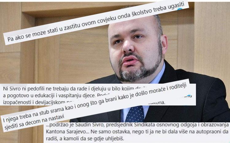 Građani zgroženi ponašanjem Saudina Sivre: "Bože sačuvaj, ko nam sve i kakvi prosvjetari djecu obrazuju!"