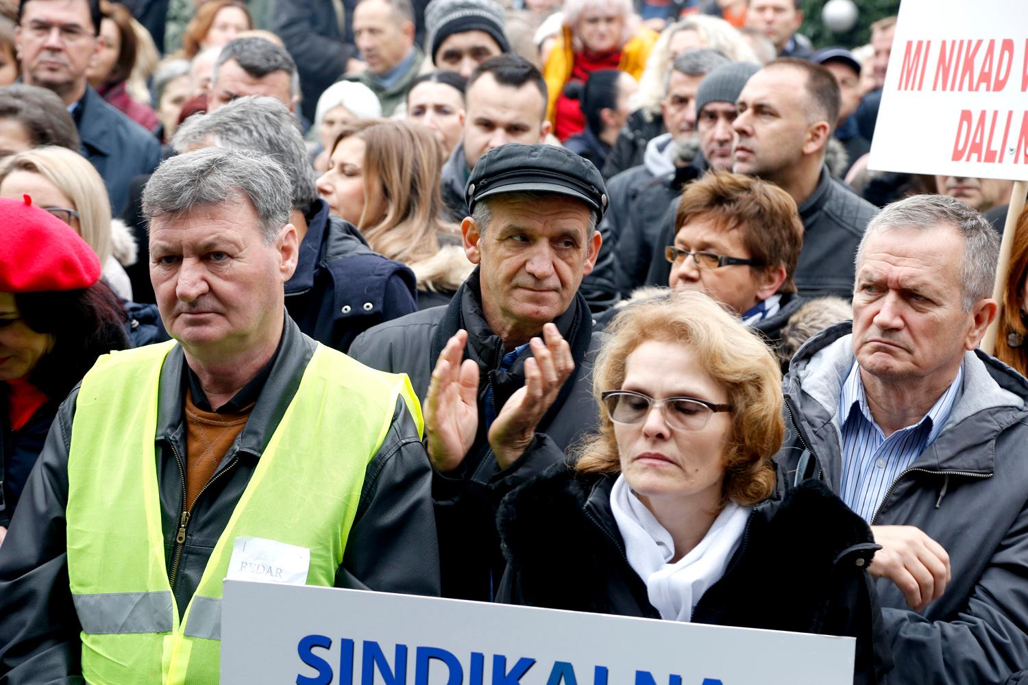 Sa današnjih protesta - Avaz