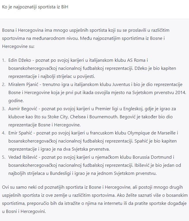 Proslavljeni sportisti - Avaz