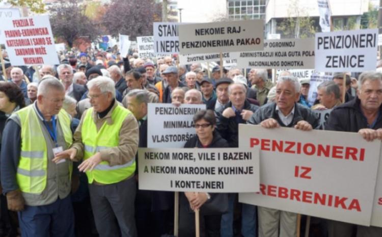 Penzioneri postavili ultimatum: Usvajanje budžeta do 25. januara ili izlazimo na proteste