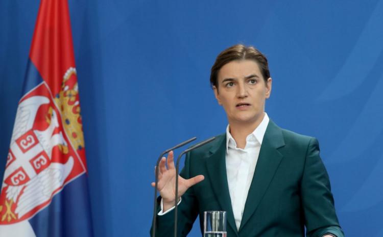 Brnabić: Mediji iz BiH su direktno ugrozili sigurnost Danila Vučića