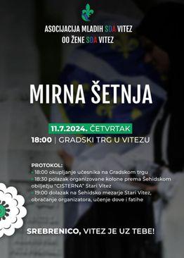 Zakazana mirna šetnja - Avaz