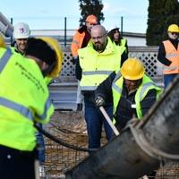 Počelo betoniranje podloge za tramvajsku prugu od Ilidže do Hrasnice