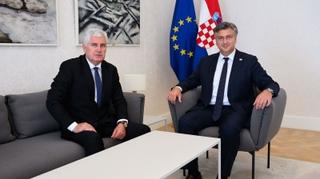 Sastali se Čović i Plenković: Nastaviti reformski proces, Izborni zakon i legitimno predstavljanje su prioritet