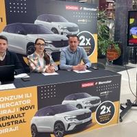 Saznajte kome Konzum i Mercator poklanjaju
dva automobila Renault Austral
