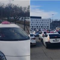 Kolona taksista duga 10 kilometara otišla po studente u Novi Sad