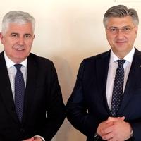 Čović i Plenković: Glavna tema razgovora legitimno predstavljanje Hrvata