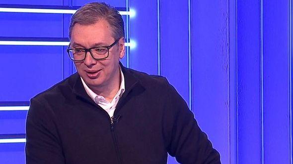 Vučić tokom gostovanja na Prva TV - Avaz