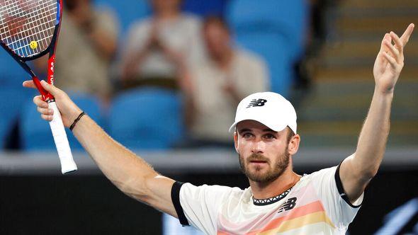 Tommy Paul of the U.S. reacts after defeating Roberto Bautista Agut of Spain in their fourth round match at the Australian Open tennis championship in Melbourne, Australia, Monday, Jan. 23, 2023 - Avaz