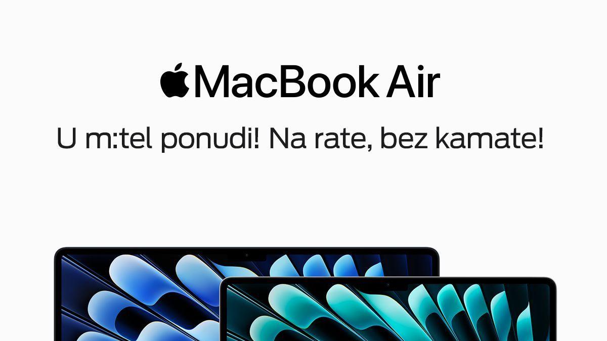 Apple MacBook laptopi u m:tel ponudi