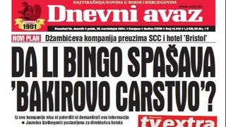 U današnjem "Dnevnom avazu" čitajte: Da li Bingo spašava "Bakirovo carstvo"?