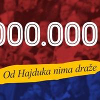 Splitski Hajduk u ovoj godini od članarina već zaradio milion eura
