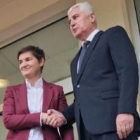 Brnabić stigla u Mostar: Sastala se s Čovićem 