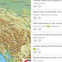 Ovo su neki od komentara na zemljotres jačine 5.4 stepeni: "Značajno se osjetio", "Padali predmeti"... 