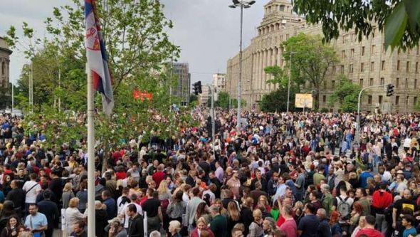 Protesti Beograd Srbija - Avaz