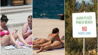 Osvanuli znakovi upozorenja za nudiste na dalmatinskom otoku, mještanin poručio: "Ako su starije od 40 godina, neka se ne skidaju"