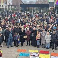 Završen masovni protest u Zenici: Građani imaju zahtjeve prema svim nivoima vlasti 