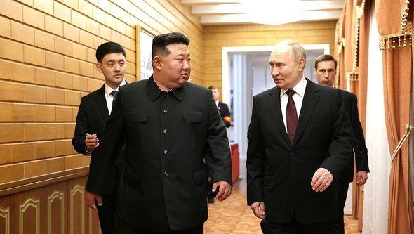 Kim Jong-un i Vladimir Putin - Avaz