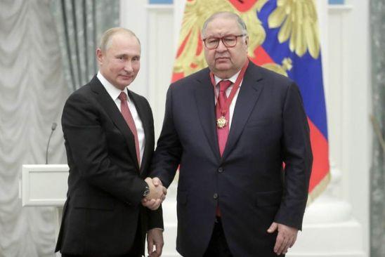 Vladimir Putin i Ališer Usmanov - Avaz