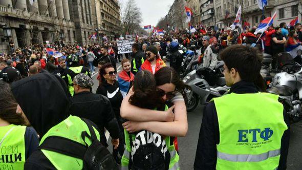 Protesti u Beogradu - Avaz