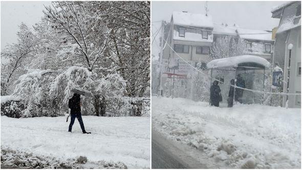 Obilne snježne padavine u Tuzli - Avaz