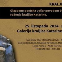 Glazbeno-poetska večer u povodu 600 godina od rođenja kraljice Katarine