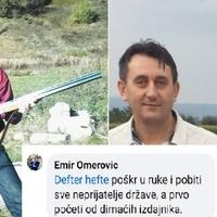 Uposlenik Semira Efendića poziva na nasilje: Puške u ruke i pobiti sve neprijatelje države, a prvo domaće izdajnike...