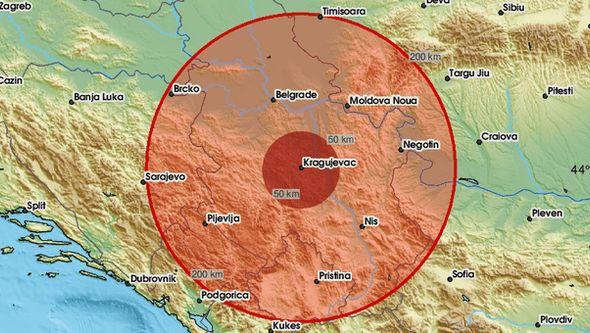 EMSC: Podrhtavanje tla u Srbiji - Avaz