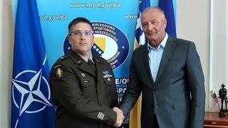 Helez se sastao s komandantom NATO Štaba Sarajevo brigadnim generalom Metjuom Valasom