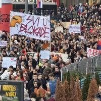 Studenti u blokadi ogradili se od ekstremističkih i nacionalističkih obilježja na protestu