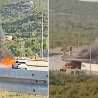 Video / Drama u Splitu: Veliki požar na benzinskoj pumpi, poginula jedna osoba