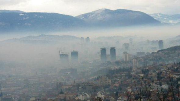 Zagađen zrak u Sarajevu  - Avaz