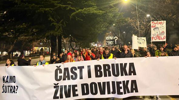 Protesti u Podgorici - Avaz