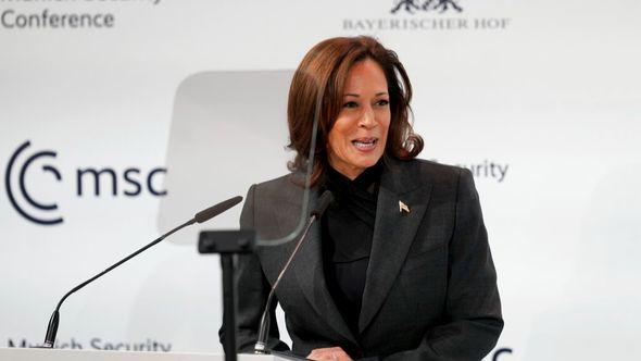 Vice President of the United States Kamala Harris speaks at the Munich Security Conference in Munich - Avaz