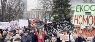 Građani održali protest ispred Parlamenta BiH: Studenti iznijeli zahtjeve i poslali poruku vlasti