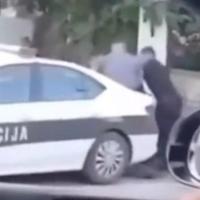 Određen jednomjesečni pritvor za Bešira Velagića (21) koji je demolirao policijski automobil